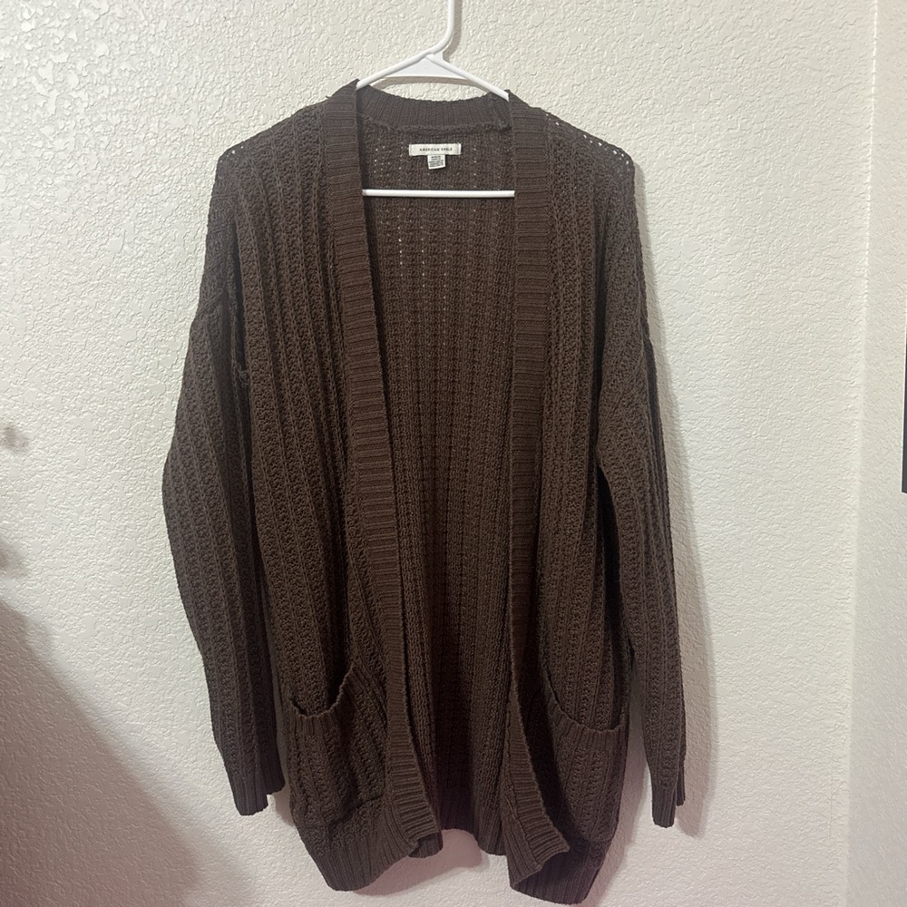 American Eagle Brown Knit cardigan